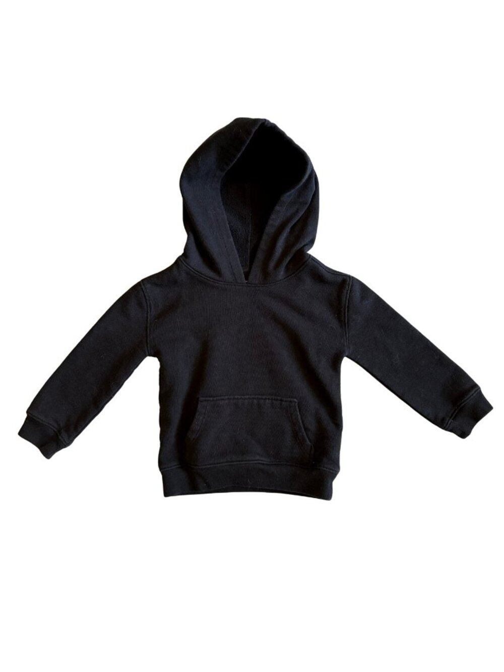 Wonder Nation Black Fleece Pullover Hoodie Sweatshirt 2T